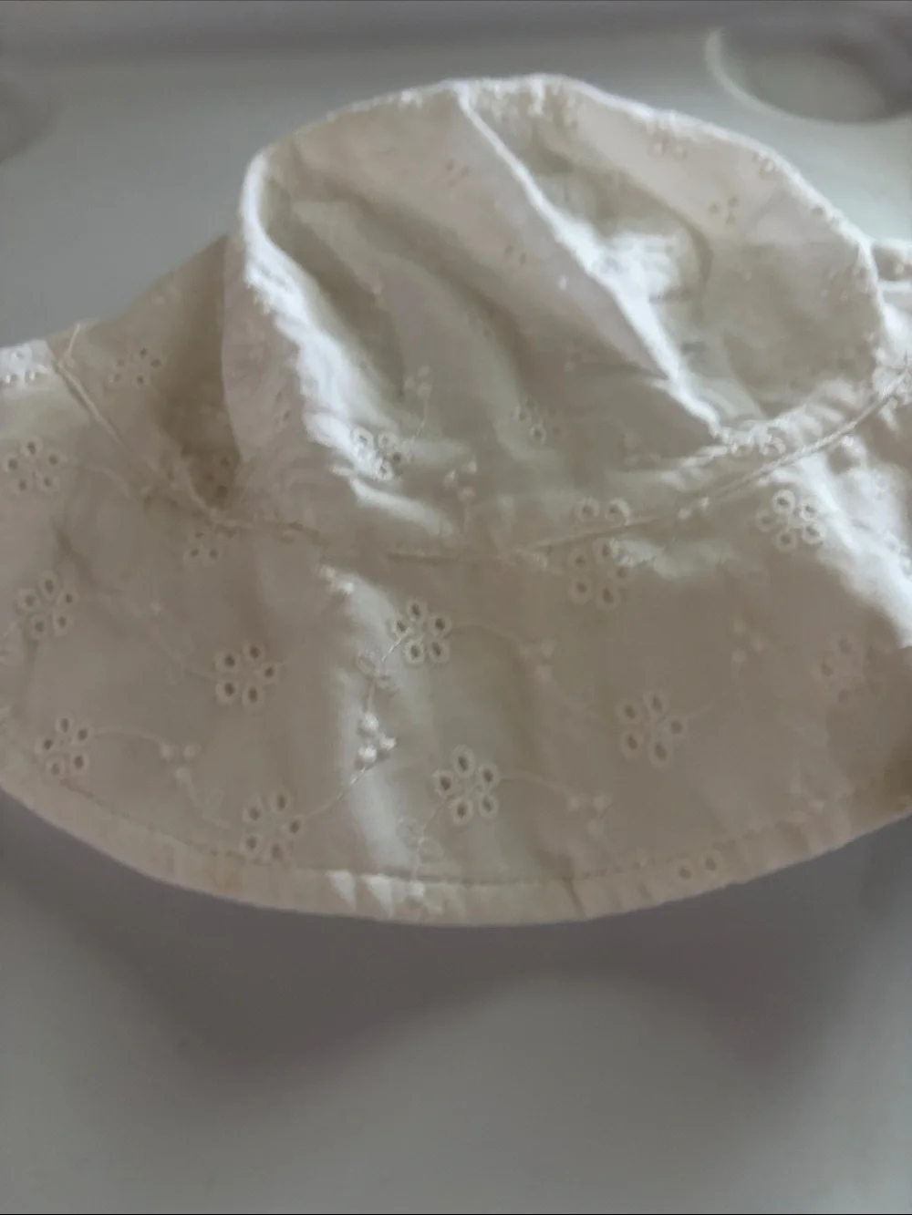 Carter's White Eyelet Sun Hat